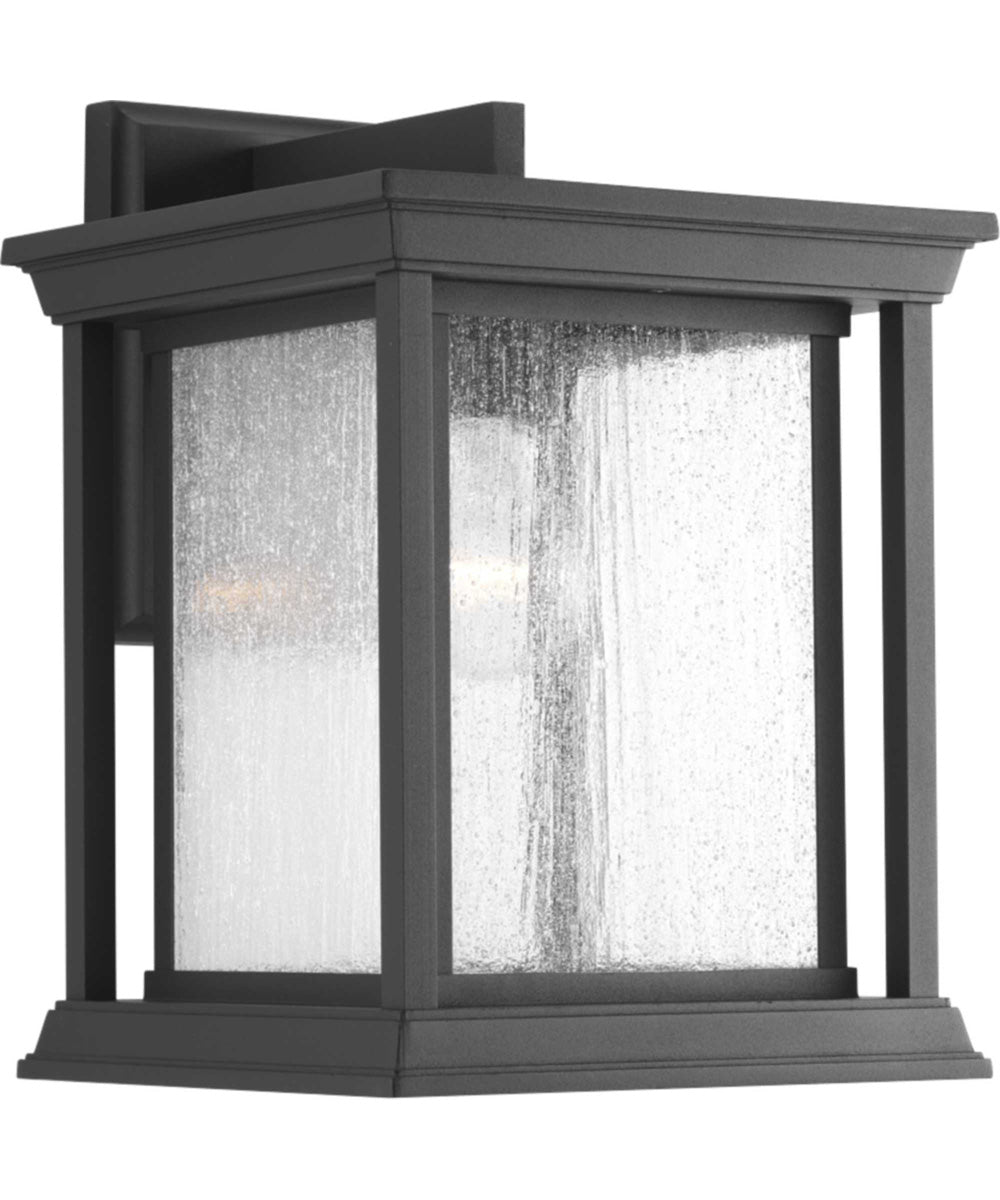 Endicott 1-Light Large Wall Lantern Textured Black
