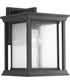 Endicott 1-Light Large Wall Lantern Textured Black