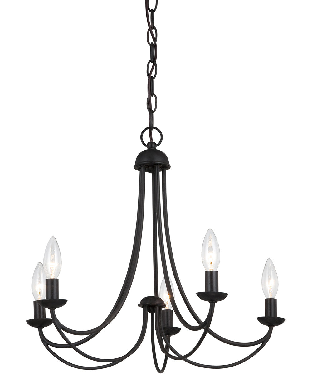 Mirren 5-light Chandelier Imperial Bronze