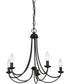 Mirren 5-light Chandelier Imperial Bronze
