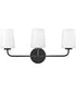 Kline 3-Light Vanity in Black