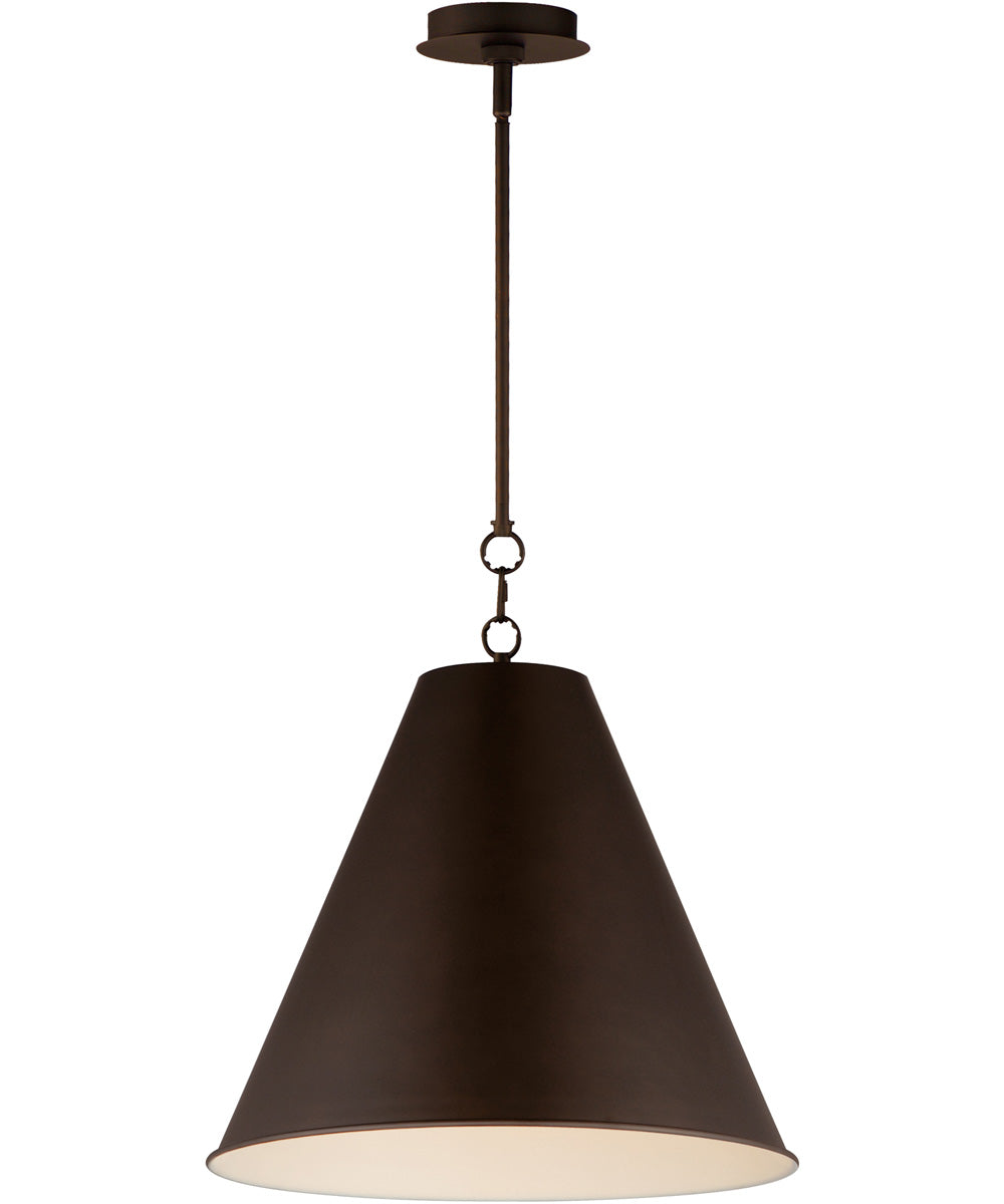 Veritas 18 inch 1-Light Pendant Chestnut Bronze
