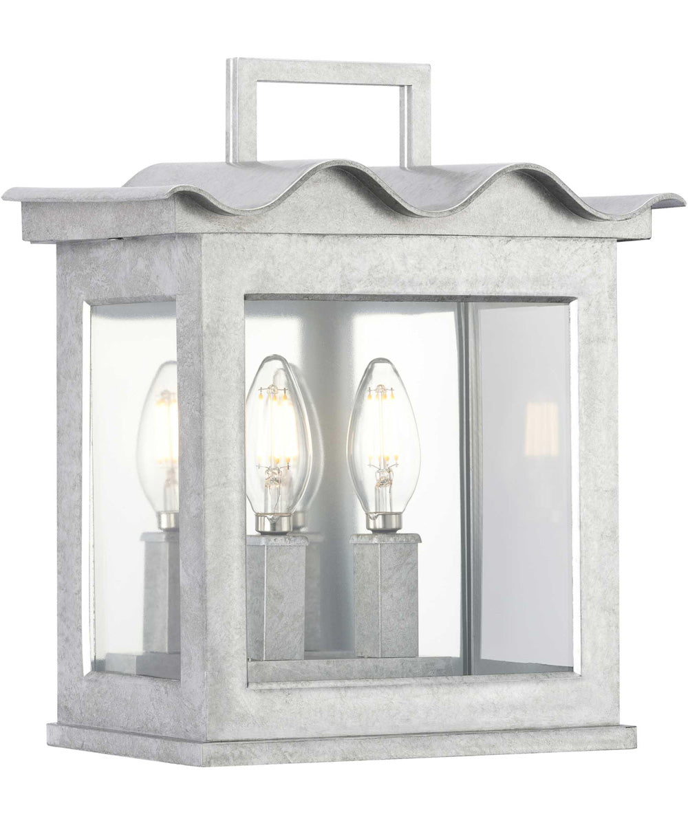 Jeffrey Alan Marks Point Dume Seamoor Outdoor Wall Lantern Galvanized Finish