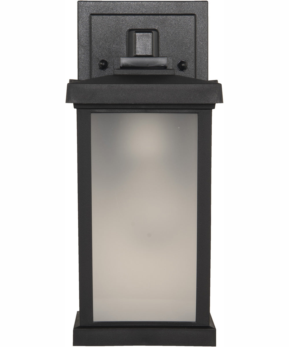 Resilience Lanterns 1-Light Outdoor Wall Lantern Matte Black