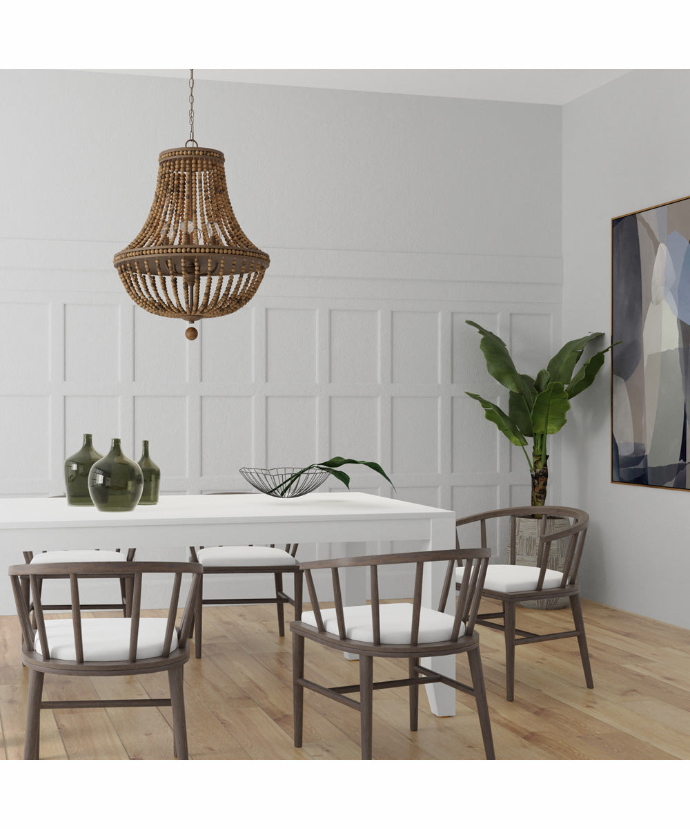 Handley 6-Light Chandelier Tobacco