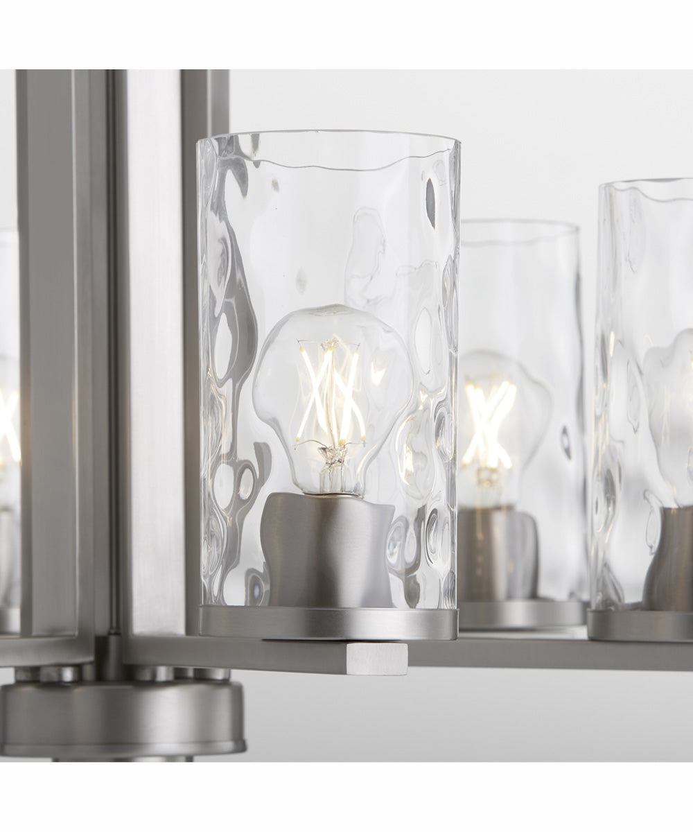 Steinway 6-light Chandelier Satin Nickel