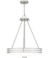 Emile 4-light Pendant Brushed Nickel