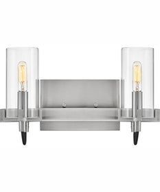 Ryden 2-Light Two Light Vanity in Brushed Nickel