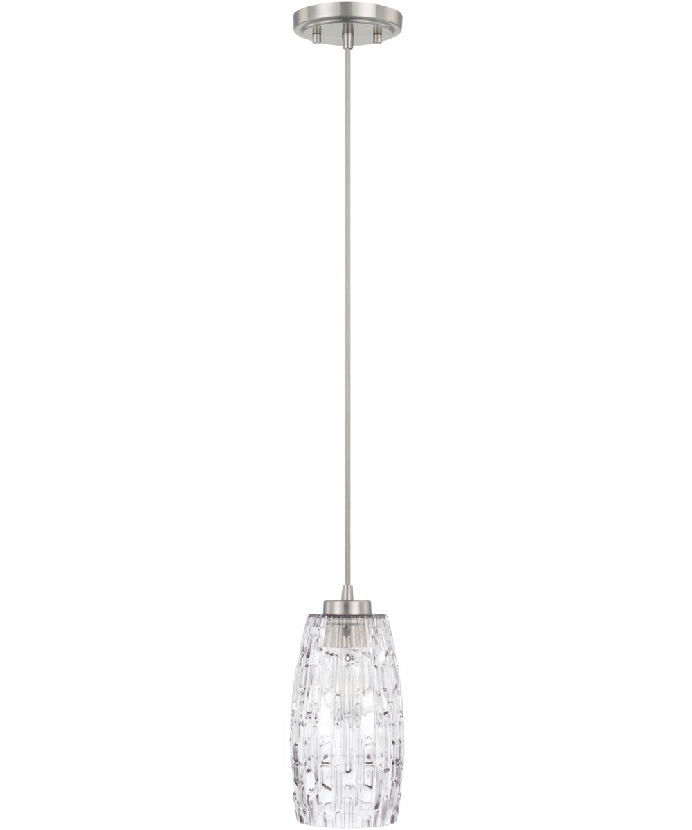 Casper 1-Light Pendant Brushed Nickel