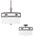 Merrick 3-Light Dual-Mount Semi-Flush/Pendant Mount In Old Bronze