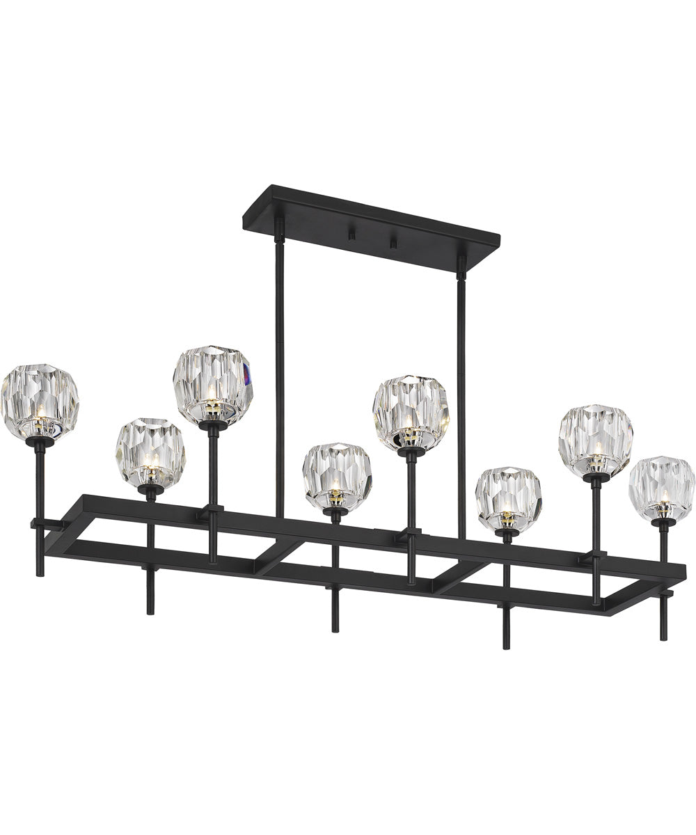 Regalia 8-light Island Light Matte Black