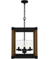 Rylan 4-light Pendant Matte Black
