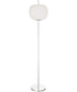 Jubilee 3-Light Led Floor Lamp Chrome/Frost Glass Shade