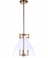 Chardonnay 3-Light Pendant Satin Brass