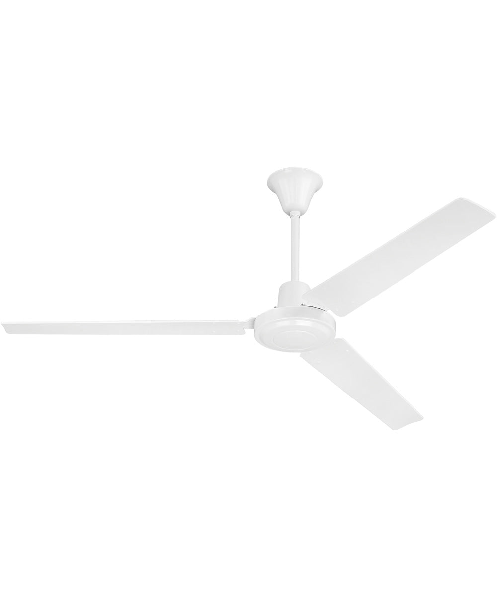Utility 56" Ceiling Fan (Blades Included) White