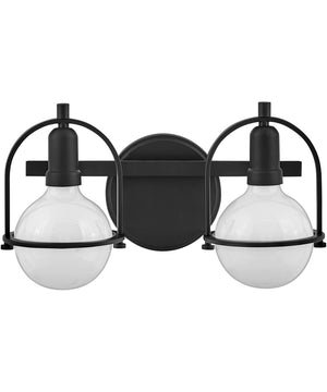 Somerset 2-Light Vanity in Black
