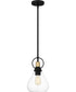 Quoizel Piccolo Pendant Small 1-light Mini Pendant Matte Black