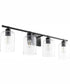 Tribute 4-light Bath Vanity Light Matte Black