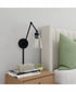 Profile 1-Light Plug In Sconce Matte Black, 5"W