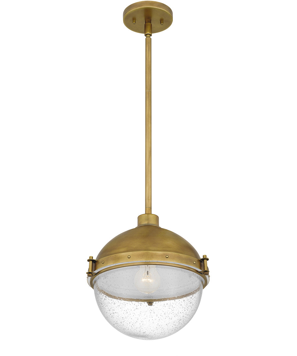 Perrine Small 1-light Mini Pendant Weathered Brass