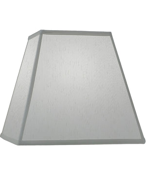 6x11x10 Global White Tapered Square Hardback Lampshade