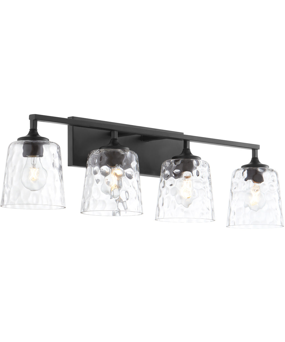 Eldorado 4-light Bath Vanity Light Matte Black