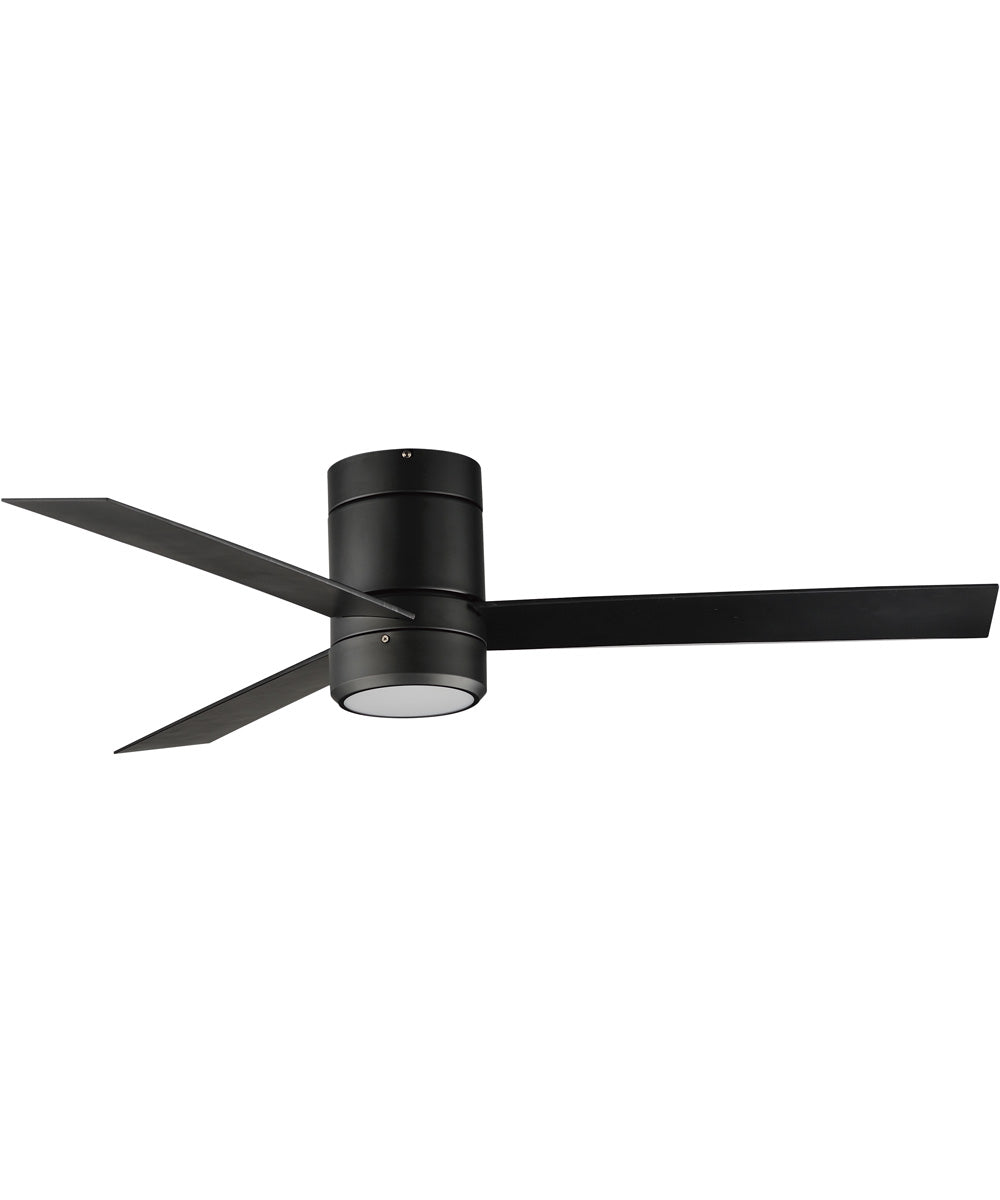 Tanker 52 inch 3-Blade Hugger Fan w LED Light Kit Black
