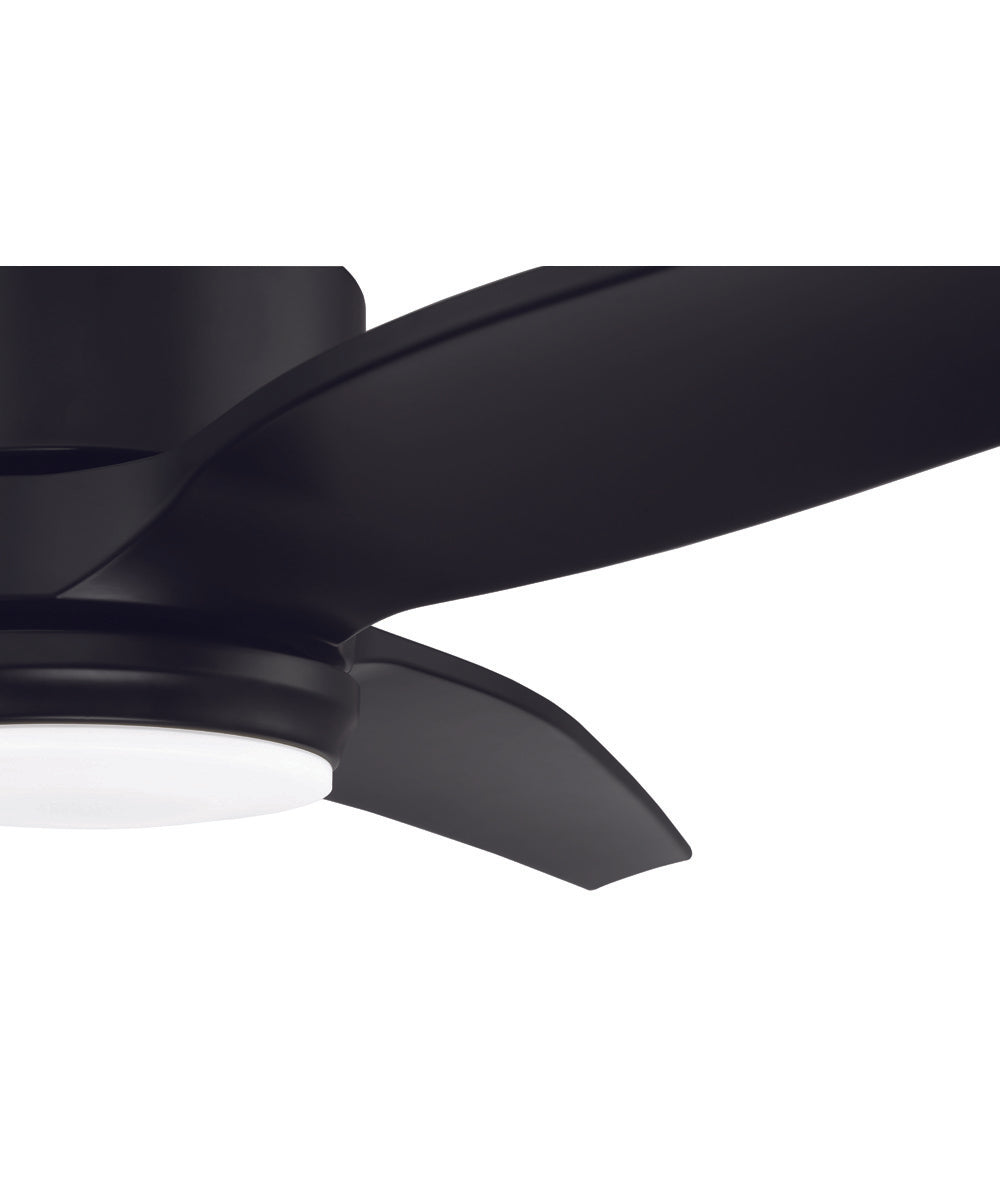60" Mobi 1-Light Ceiling Fan Flat Black