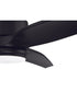 60" Mobi 1-Light Ceiling Fan Flat Black