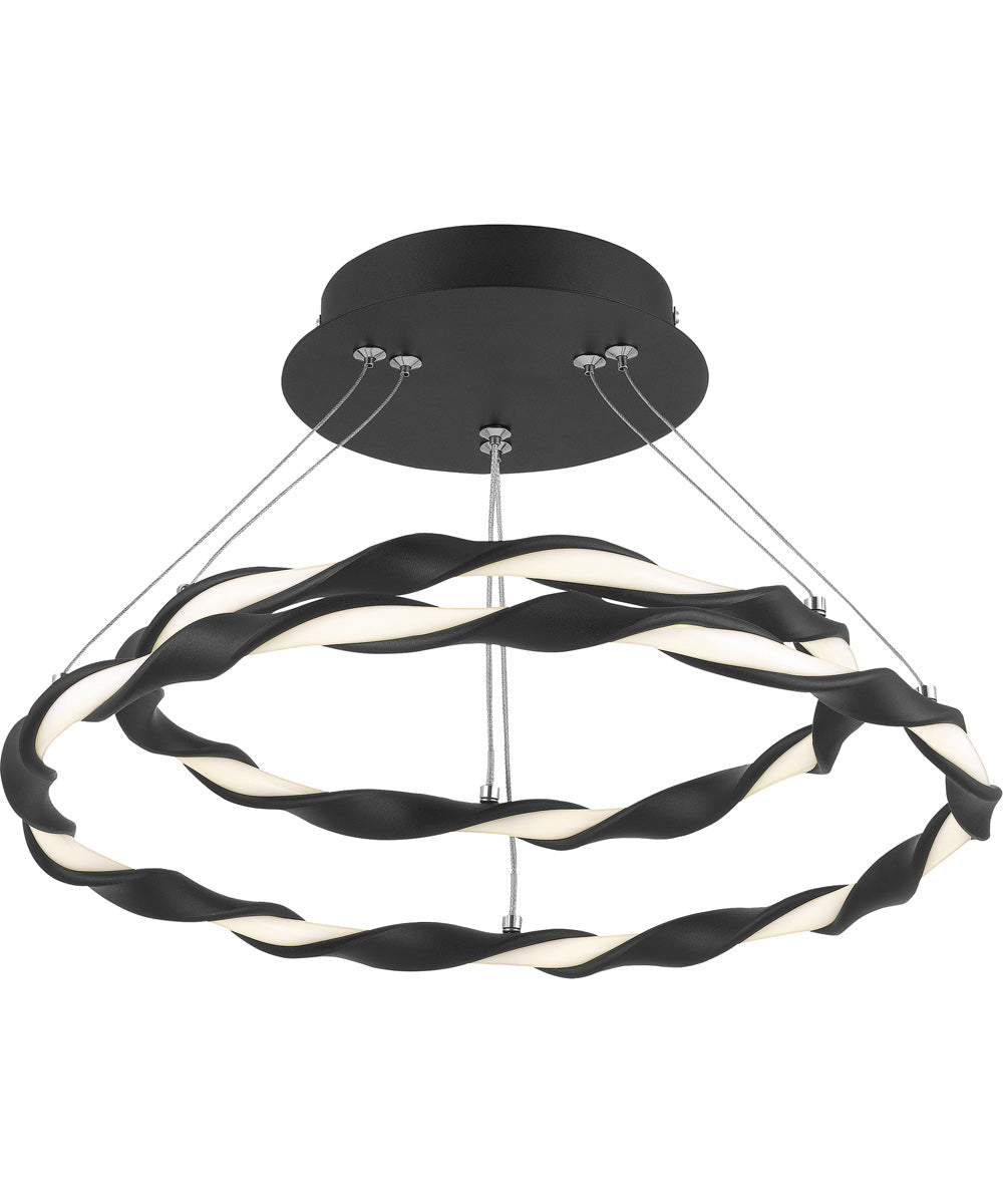 Finale  Semi Flush Mount Earth Black