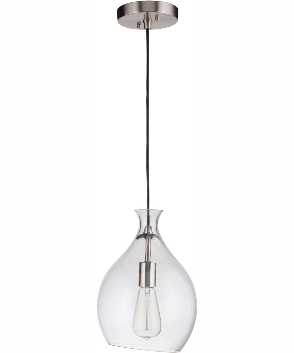 Pendant 1-Light Pendant Brushed Polished Nickel
