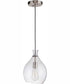Pendant 1-Light Pendant Brushed Polished Nickel