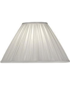 6x17x11 Oyster Box Pleat Silksheen Empire Softback Lampshade