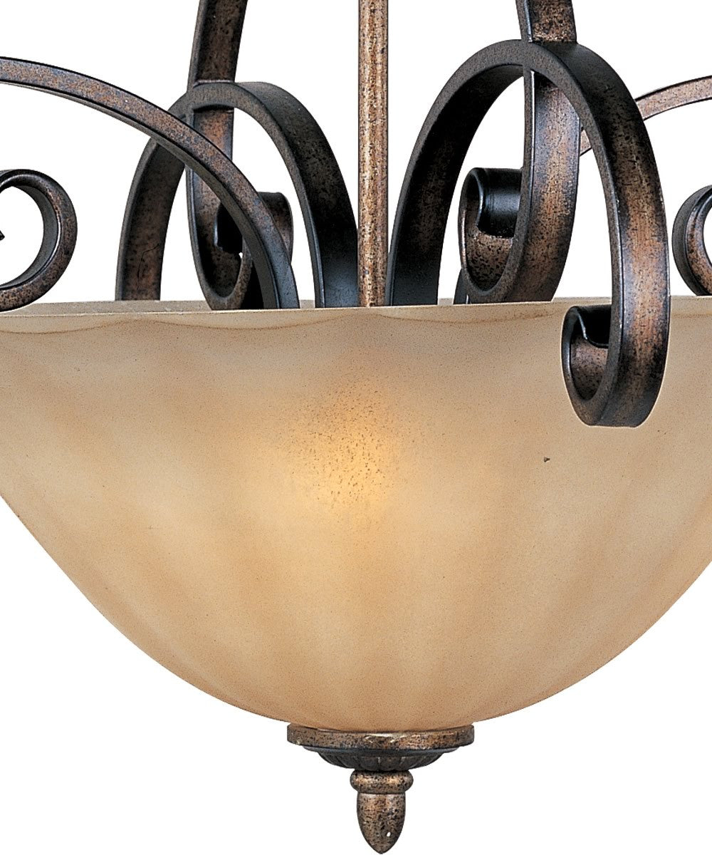 Maxim Fremont 3-Light Pendant Platinum Dusk 22243WSPD