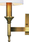 Maxim Fairmont 2-Light Wall Sconce Natural Aged Brass 22379OMNAB
