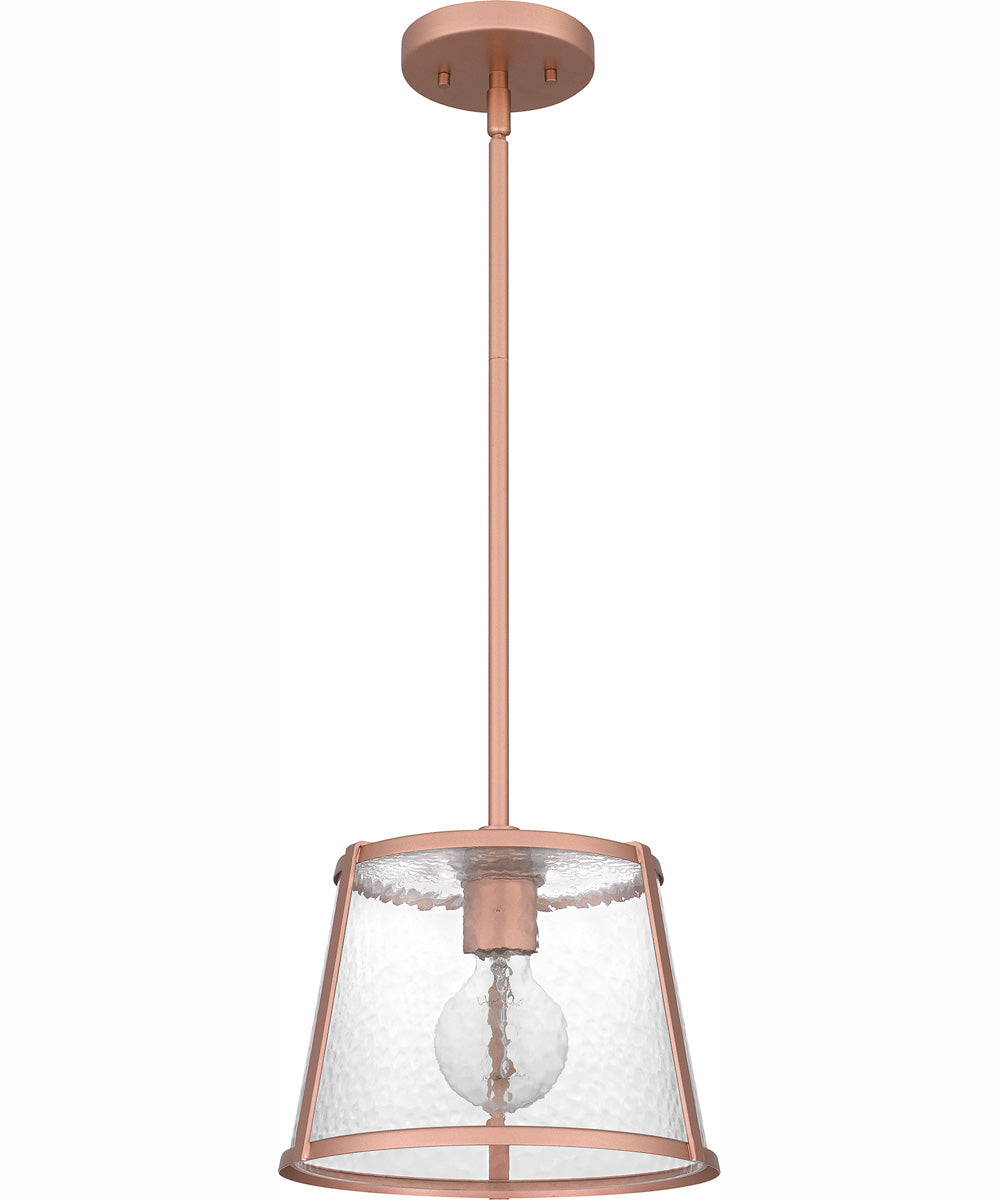Quoizel Piccolo Pendant 1-light Mini Pendant Matte Rose Gold