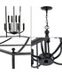 Parkhurst 8-Light New Traditional  Chandelier Foyer Light Matte Black