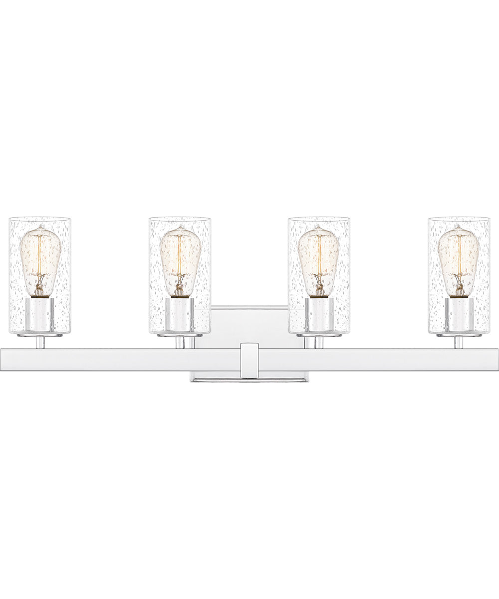 Kirby Extra Large 4-light Bath Light Polished Chrome