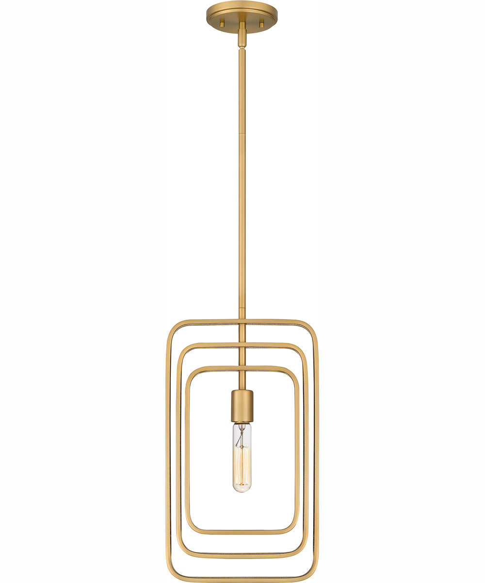 Dupree 1-light Mini Pendant Brushed Weathered Brass