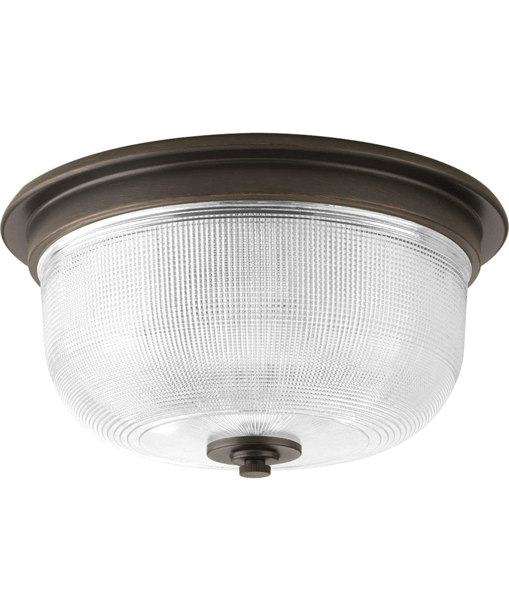 Archie 2-Light 12-3/8" Close-to-Ceiling Venetian Bronze