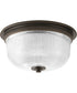 Archie 2-Light 12-3/8" Close-to-Ceiling Venetian Bronze