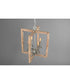 Turnbury 4-Light Coastal Chandelier Light Galvanized Finish