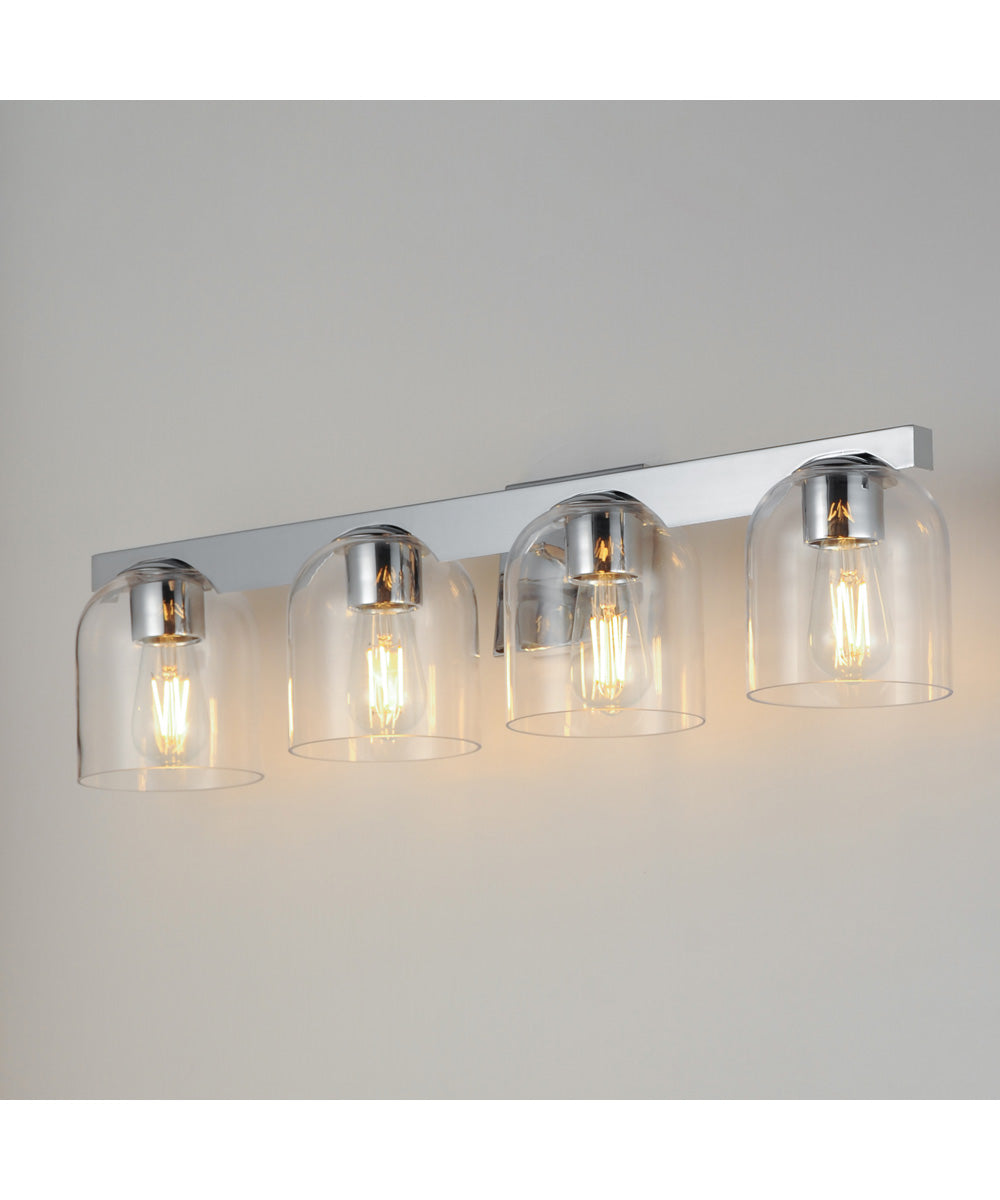 Scoop 4-Light Bath Vanity Polished Chrome