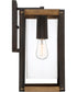 Marion Square Large 1-light Outdoor Wall Light Rustic Black