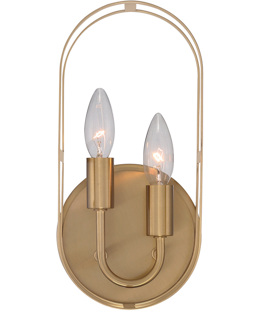 Mindful 2-Light Vanity Satin Brass