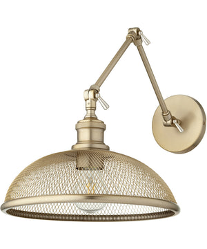 Omni 1-light Wall Mount Light Fixture Aged Brass