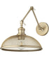 Omni 1-light Wall Mount Light Fixture Aged Brass