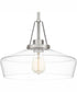 Quoizel Pendant 1-light Pendant Brushed Nickel
