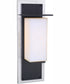 Heights 1-Light Outdoor Wall Lantern Stainless Steel / Midnight