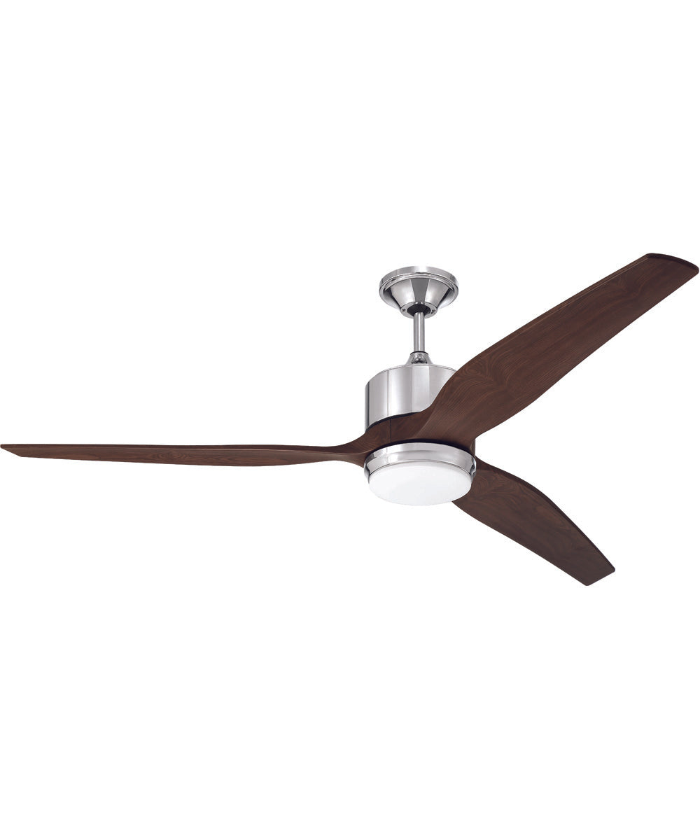 60" Mobi 1-Light Ceiling Fan Chrome